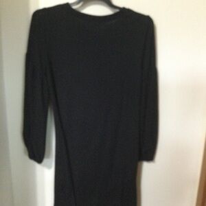 REBORN:  Classic Black Long Sleeve Dress NWOT